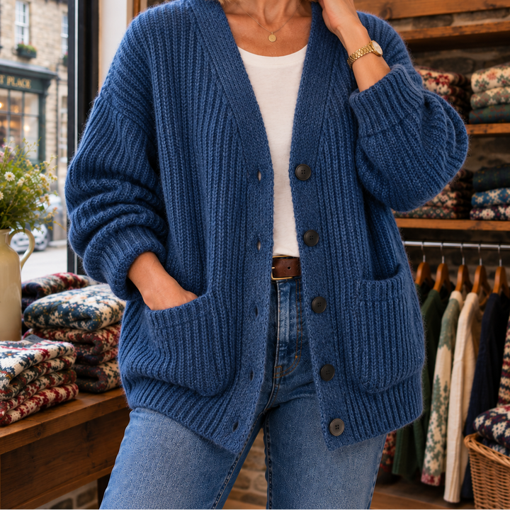 Norah | Relaxed V-Neck Cardigan
