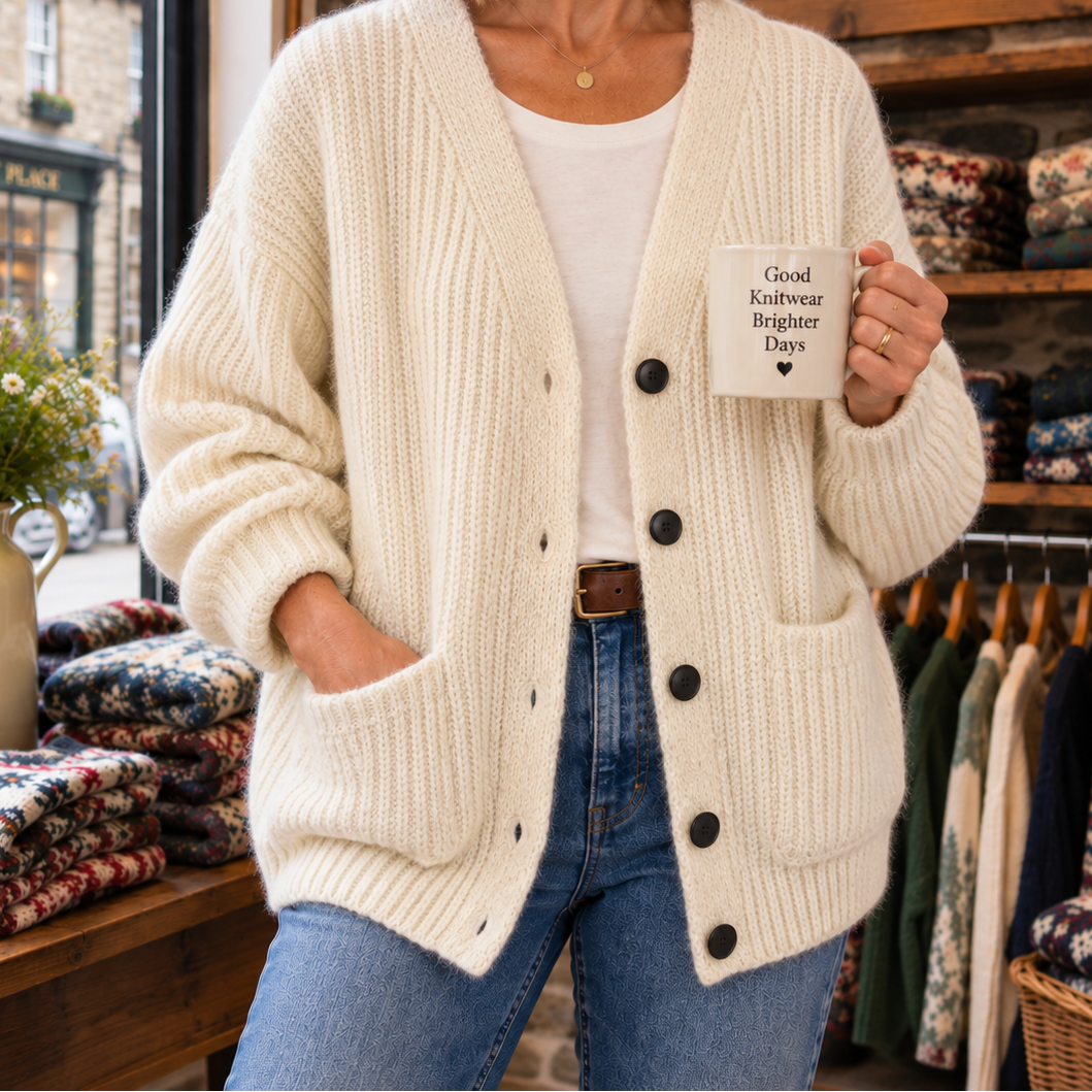 Norah | Relaxed V-Neck Cardigan