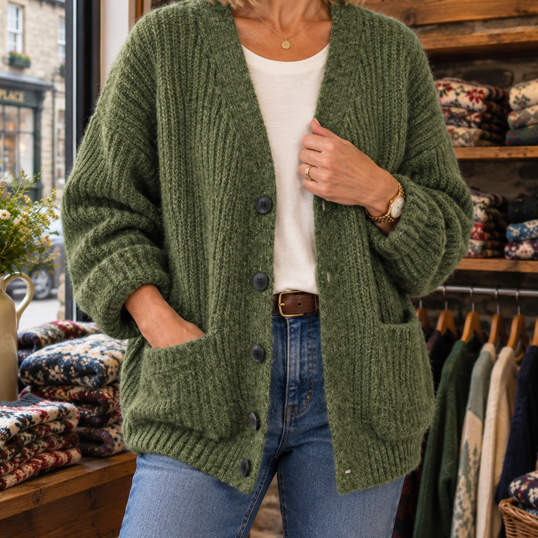 Norah | Relaxed V-Neck Cardigan