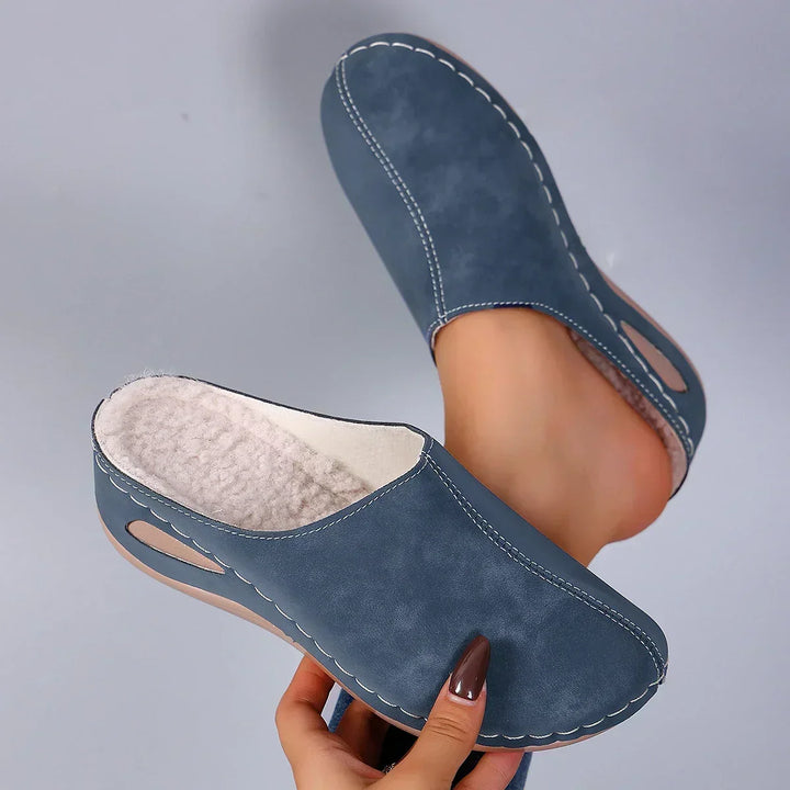 Maureen™ | Cosy Fleece-Lined Mule Slippers