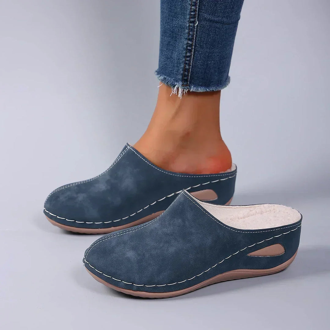 Maureen™ | Cosy Fleece-Lined Mule Slippers