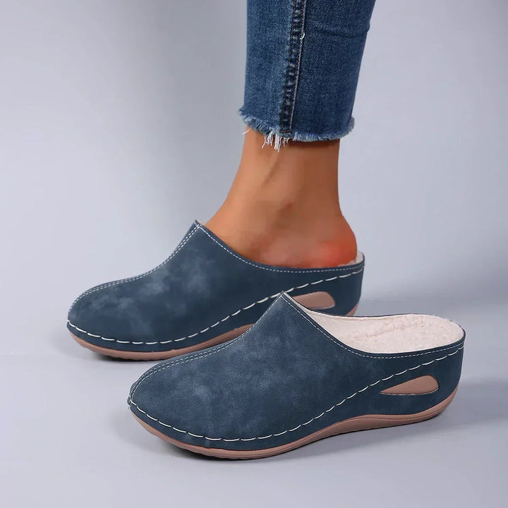 Maureen™ | Cosy Fleece-Lined Mule Slippers