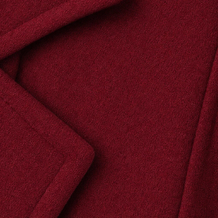 Wintelle – Textured Double-Breasted Winter Coat
