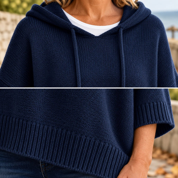 Eileen | Oversized Hooded Knit Jumper