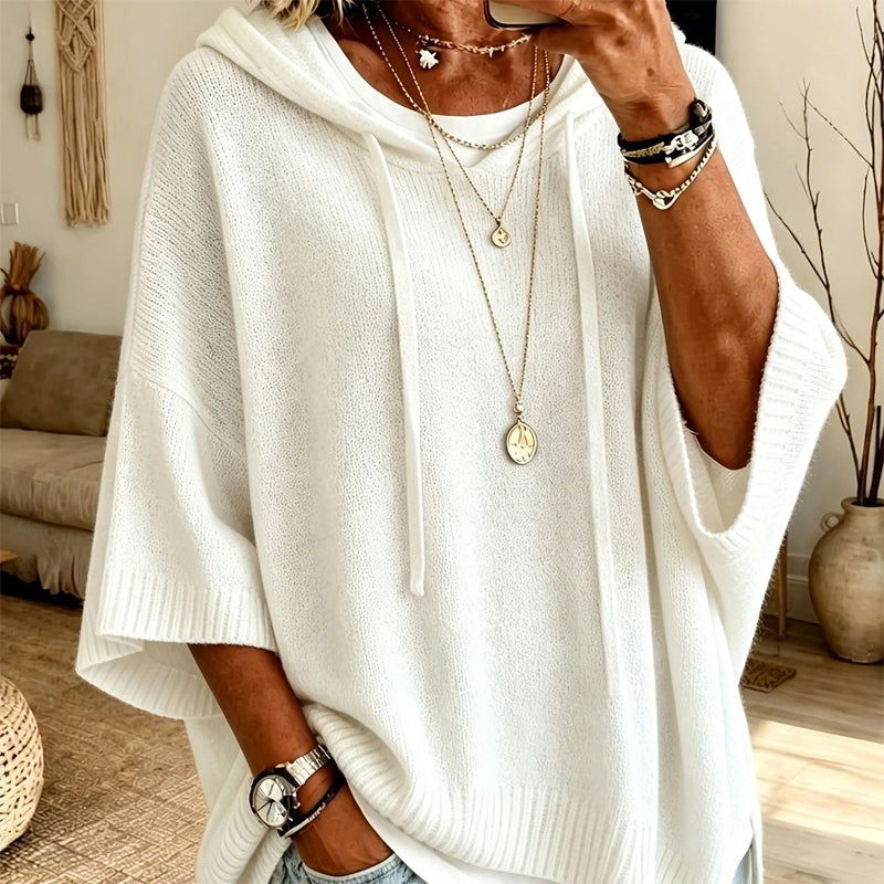 Eileen | Oversized Hooded Knit Jumper