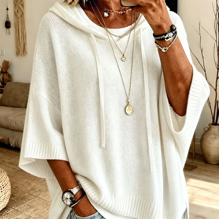 Eileen | Oversized Hooded Knit Jumper