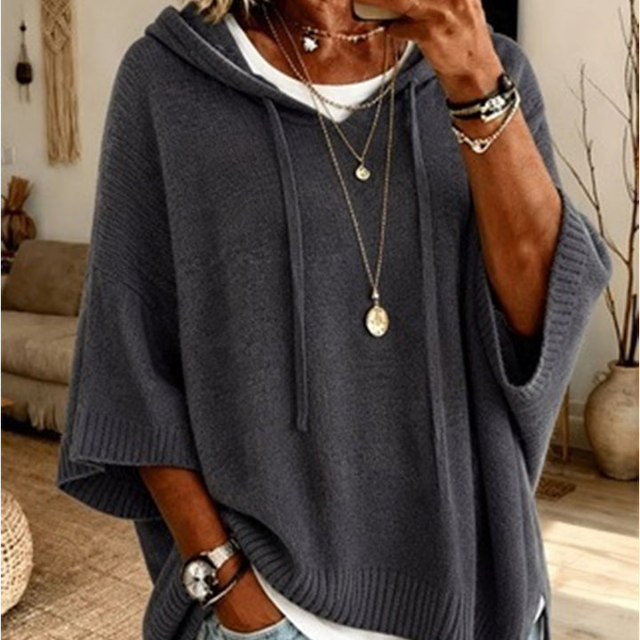 Eileen | Oversized Hooded Knit Jumper