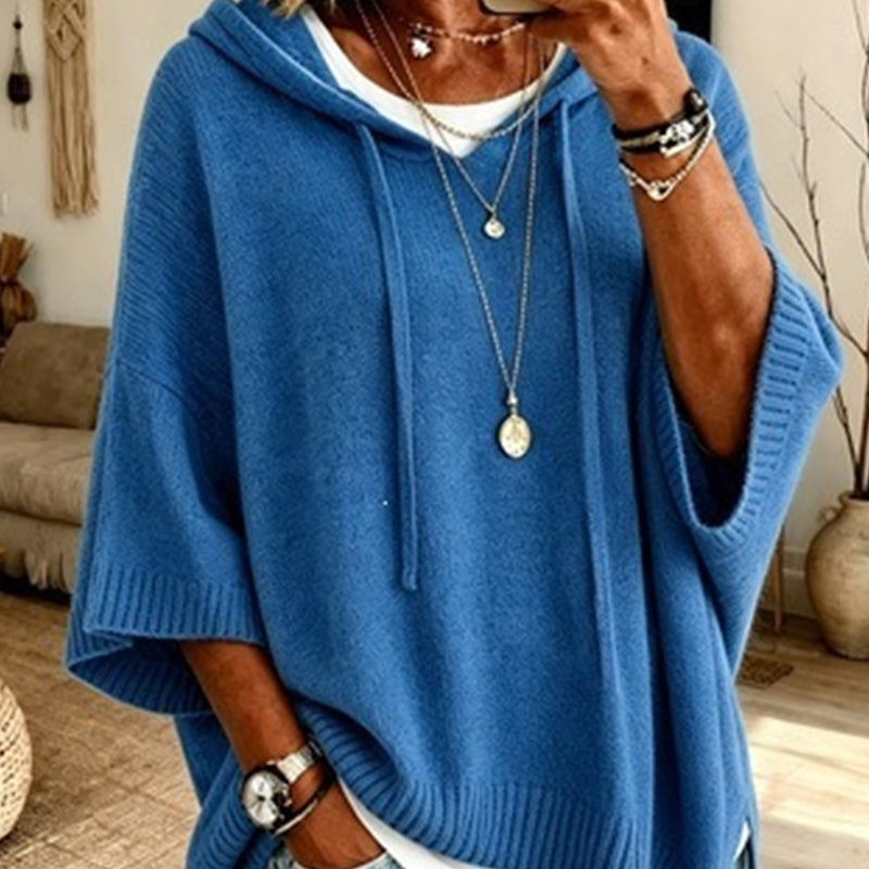 Eileen | Oversized Hooded Knit Jumper