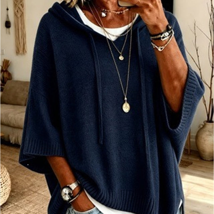 Eileen | Oversized Hooded Knit Jumper
