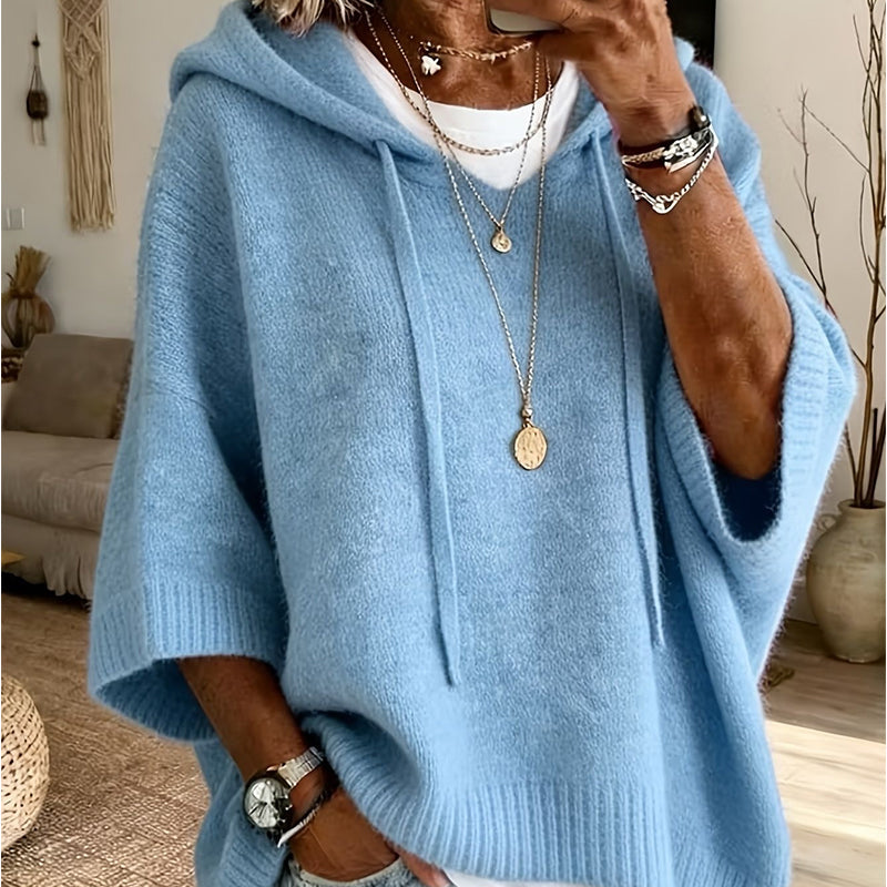 Eileen | Oversized Hooded Knit Jumper
