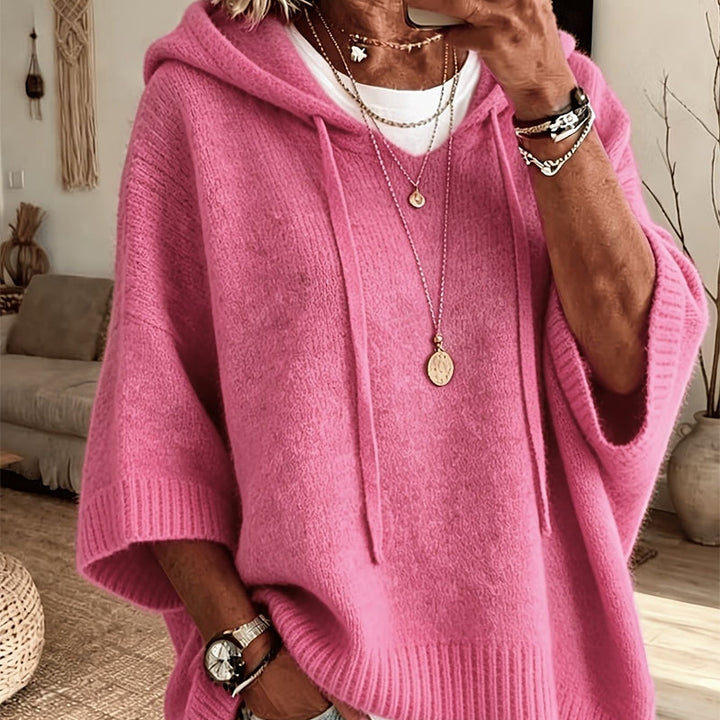 Eileen | Oversized Hooded Knit Jumper