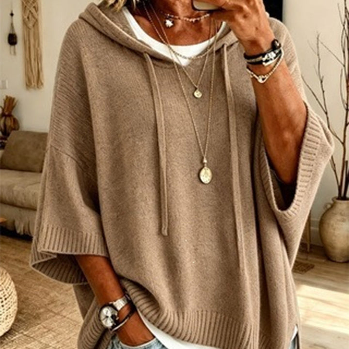 Eileen | Oversized Hooded Knit Jumper