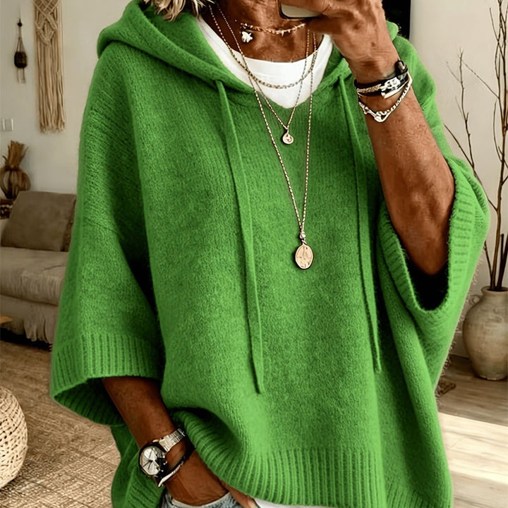 Eileen | Oversized Hooded Knit Jumper